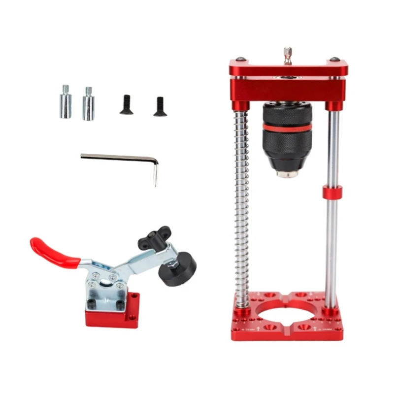 

Woodworking Drillling Guide Drilling Jig Essential Woodworking Tool for Achieve Precise Drill Hole for 10-25mm