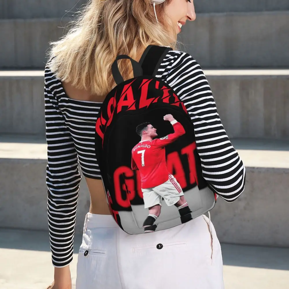 S81ee4bf0bb724ce6b979331f376017351 Mochila CR7 C-Cristiano Ronaldo GOAL'In moderna e moderna, mochila de estudante confortável e durável