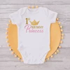 1st Birthday Princess Family Matching Clothes Birthday Girls Party Father Son Mother and Daughter Shirts Crown Print Tops Gifts 6