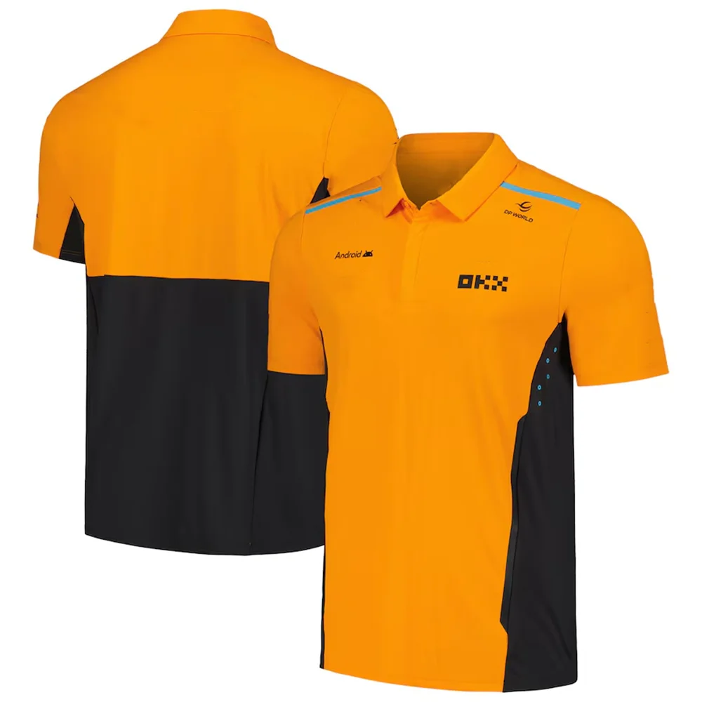 4-81 F One Racing Lando Norris Polo T-shirt Jersey Outdoor Sports Jersey Adult and Women Kit Training Jerseys t shirts racing sportswear men sports tops