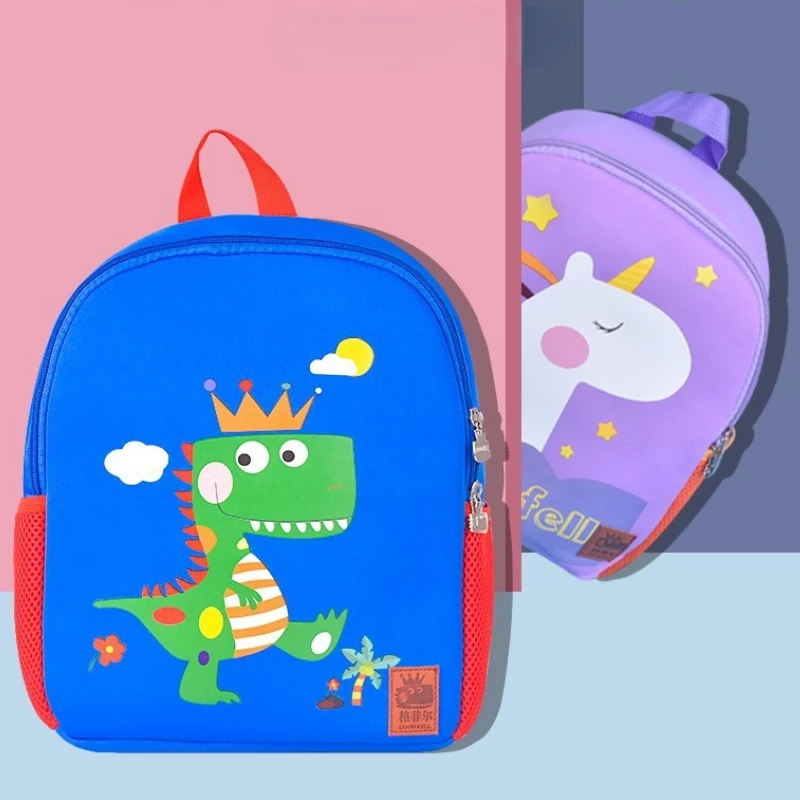 Cartoon Boys Girls Dinosaur Unicorn Small Cute Backpacks In Kindergarten Portable Student Children School Bags Large Capacity
