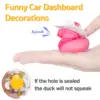 Car Duck Rubber Duck Car Ornaments Duck Car Dashboard Decorations 5