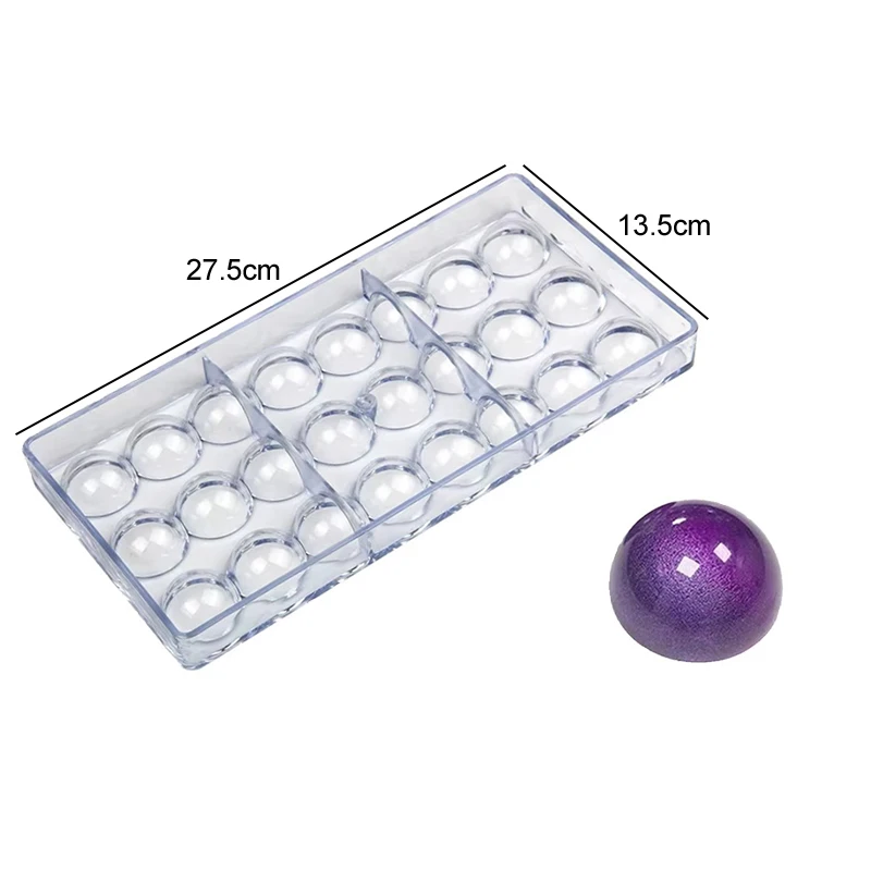 Chocolate Mold 3D Polycarbonate Transparent Plastic Kitchen Baking Tools for DIY Pastry... - SKU CMHB1738 - UGI Packaging