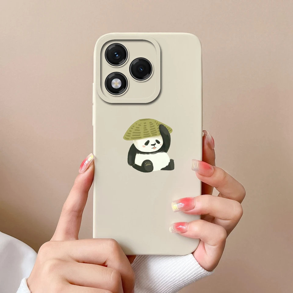 Panda Cat Astronaut Camera Protection Bumper Case - Enhanced Phone Protector