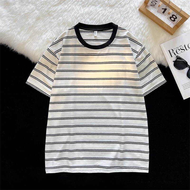 

Футболка мужская хлопковая оверсайз, уличная одежда с графическим принтом и коротким рукавом, модный топ в Корейском стиле, одежда в стиле Харадзюку, D193, лето