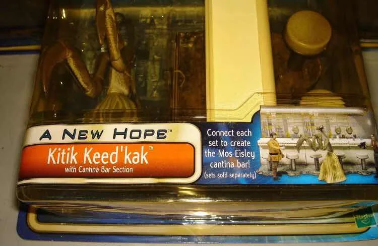 Hasbro Star Wars: A New Hope-Cantina Bar Section W/ Kitik Keed'Kak