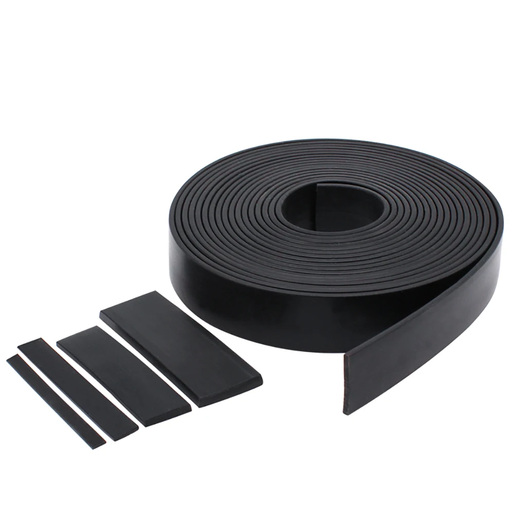 1 Meter Black Silicone Rubber Seal Strip Width 10/15/20/30/40/50mm Thick  2/3/5mm Anti-Slip Damper Sealing Gasket Heat Resistant