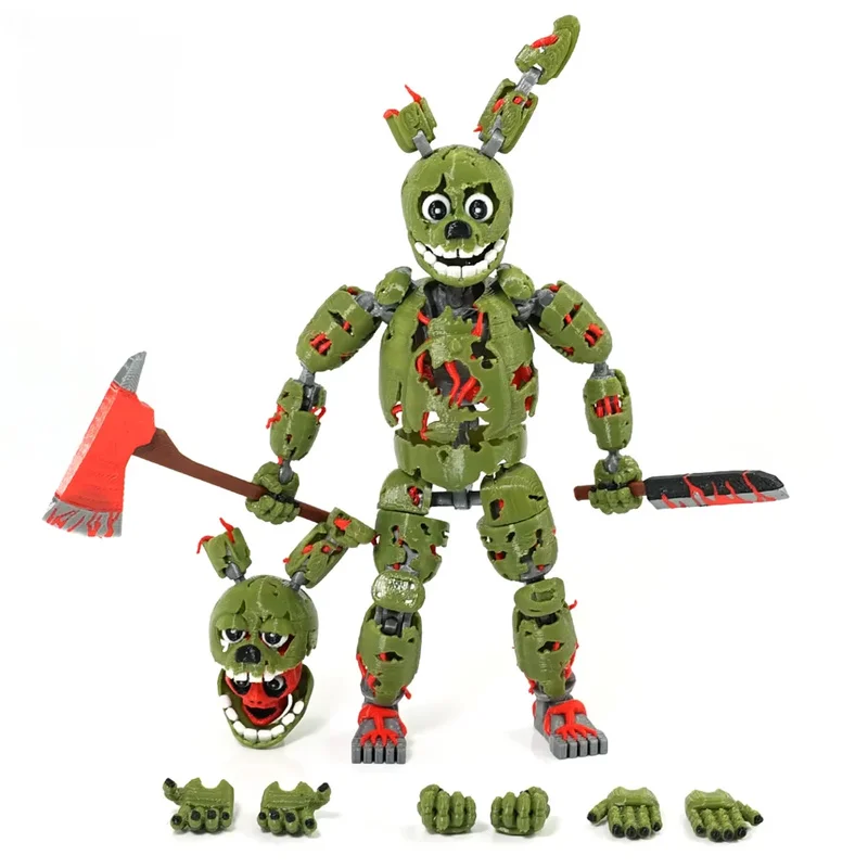 Springtrap 3D Printed Five Nights at Freddy'S 3 Multi-Jointed