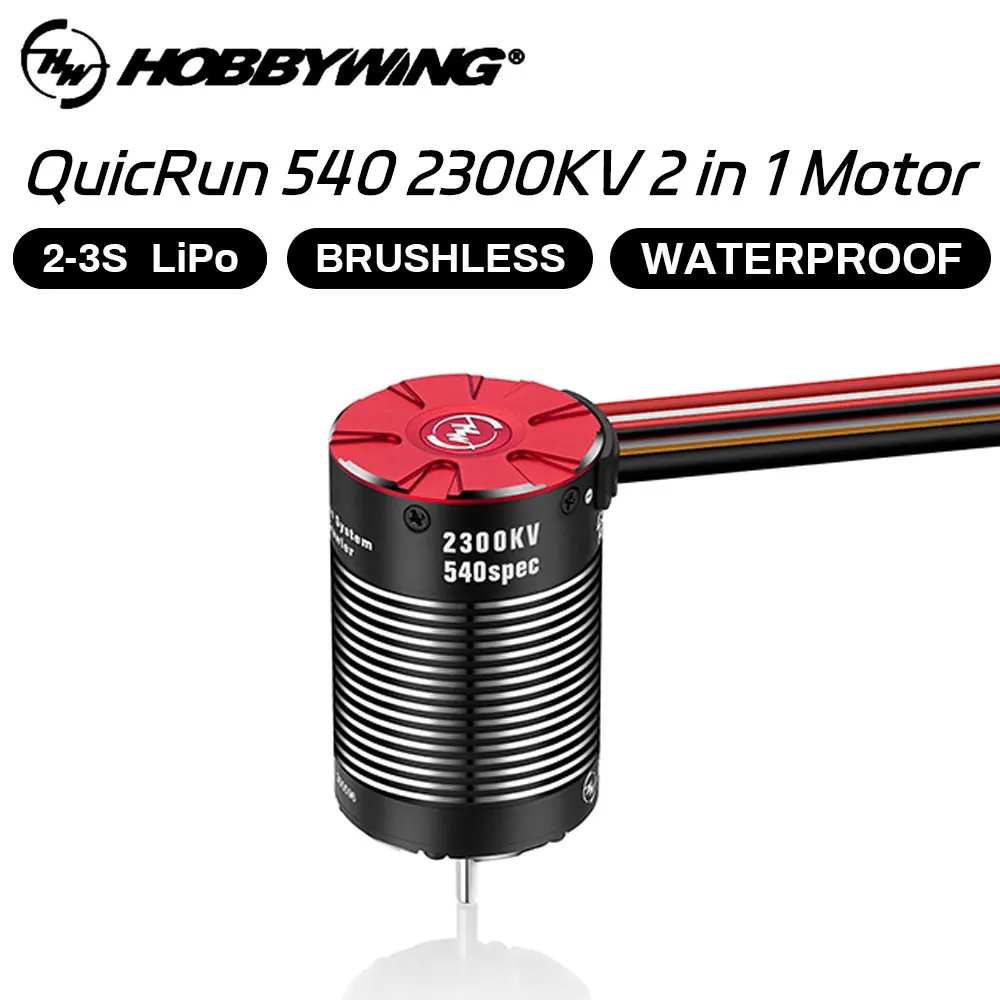 Hobbywing QuicRun Fusion PRO 2 in 1 Combo Brushless Motor 2300KV 1800KV