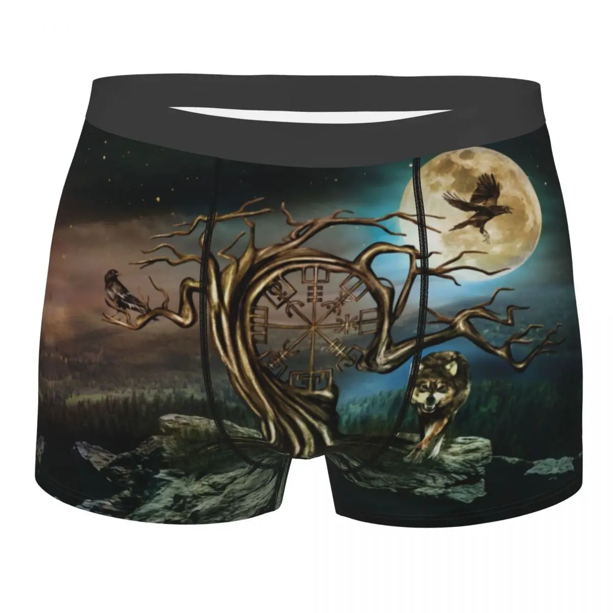 

Трусы-боксеры викингов, вегвизир, древо жизни