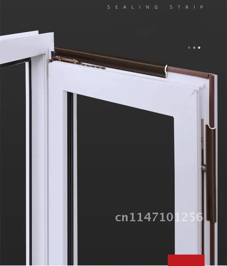 Description Picture 6 of item2M Self-adhesive Door Window Seal Sealer Insulation Soundproof Foam Sealing Strip for Sliding Door Window Draft Stopper