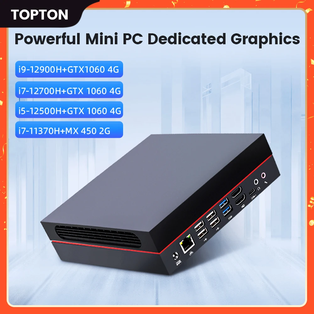 Mini PC Gamer 12th i9 12900H i7 12700H NVIDIA GTX 1060 4G Micro Gaming  Computer Desktop NUC 8K HTPC Windows 11 WiFi - AliExpress
