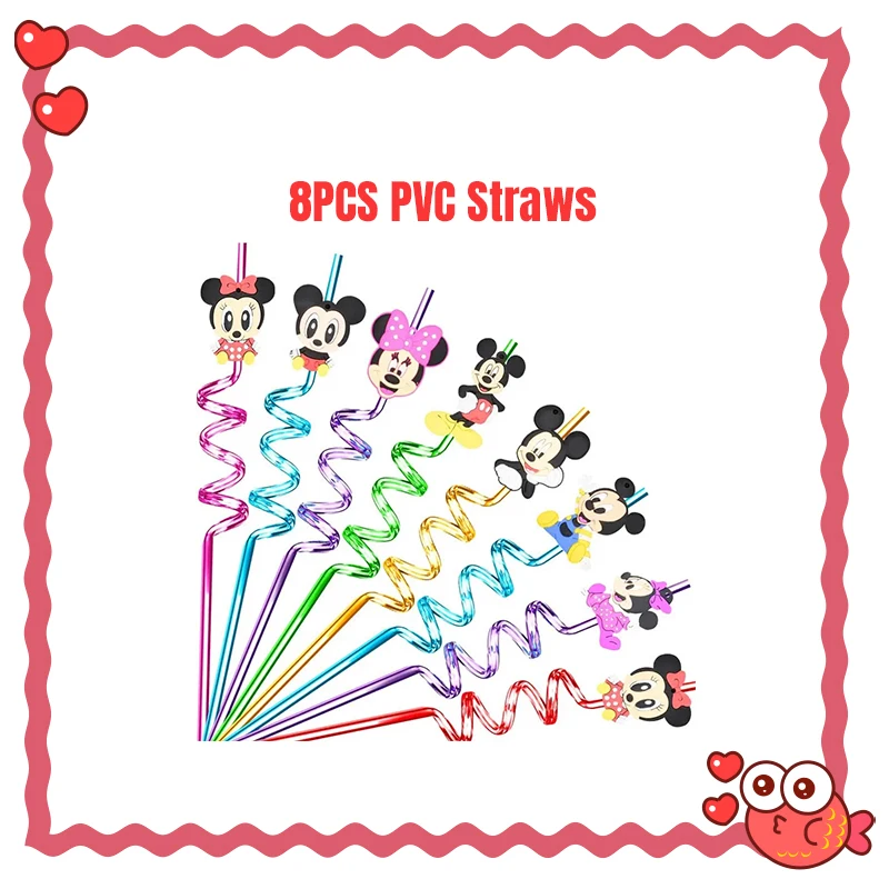 thumbnail image 1 of Decoración para fiesta de cumpleaños de Mickey Mouse de Disney, suministros para fiestas, vasos de papel, platos, globos, vajilla, telón de fondo, mantel, regalos para bebés, 1 of 5