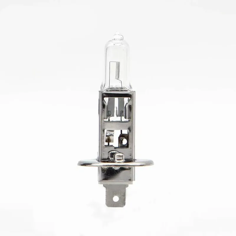 10PCS H1 자동차 헤드라이트 12V55W 흰색 투명 석영 유리 안개등 3200K 자동 할로겐 전구 고광도 및 저광도 전구 도매