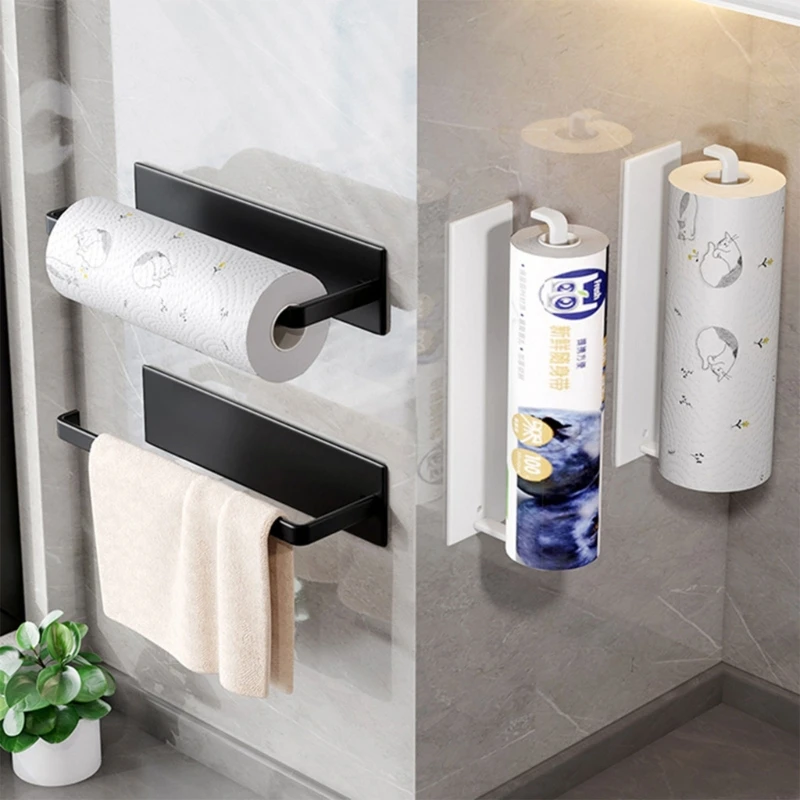 

Paper Towel Holder for Kitchen Refrigerator Grill Fridges Bathroom 45BE