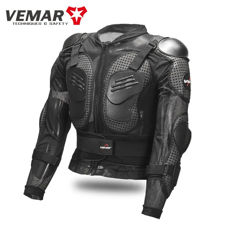 

Ridbiker Motorcycle Full Body Armor Protector Removable Racing Jacket Motocross Spine Chest Motocross Protective Shirt