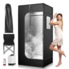 Portable Steam Sauna Tent Room with Steamer 3L 1000W Steam Generator Single Person Sauna for Relaxation Detox Home Spa 1