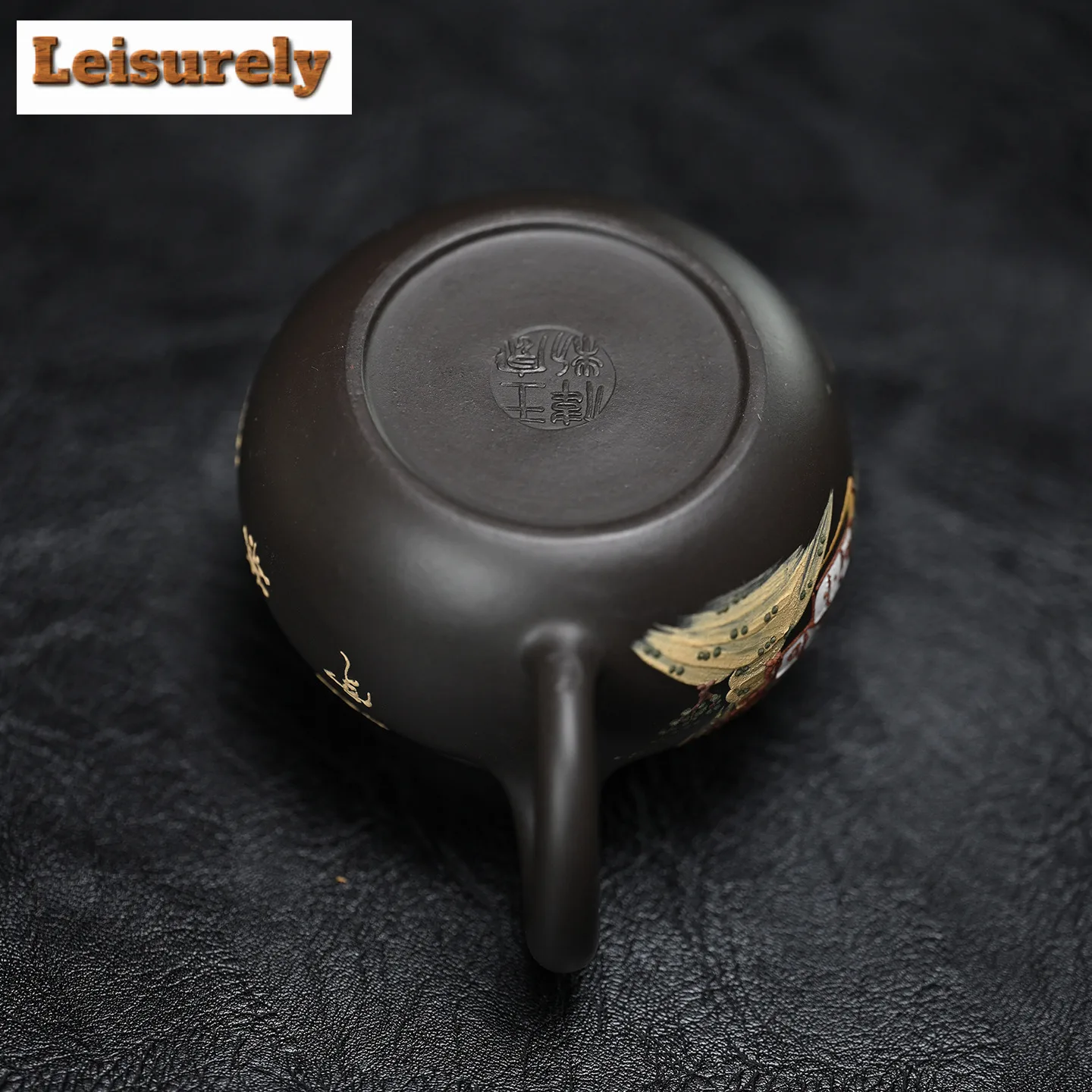 130ml Yixing Purple Clay Teapots Artists Handmade Rong Tian Pot Raw Ore Black  Mud Tea Maker Kettle With Strainer Zisha Tea Set