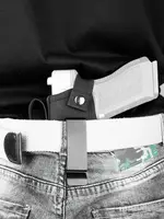 Универсальная тактическая военная кобура для пистолета для полиции Glock 3 17 19 1911, левая и правая сумка для картриджа с чехлом для пистолета-револьвера — изображение 6