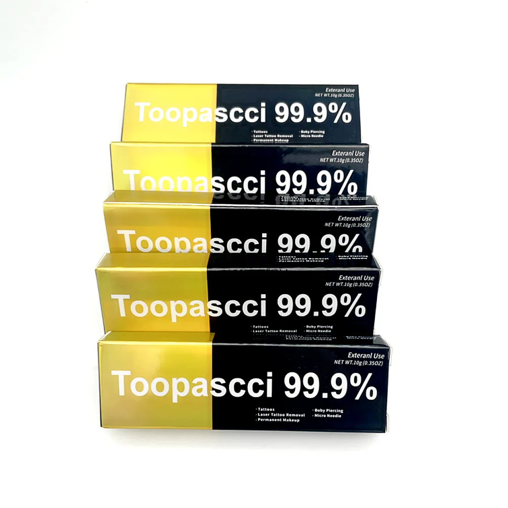 Toopascci – crème de tatouage originale 99.9%, avant chirurgie, maquillage Semi-Permanent, beauté du corps, sourcils, lèvres, Liner, 10g, nouvelle collection