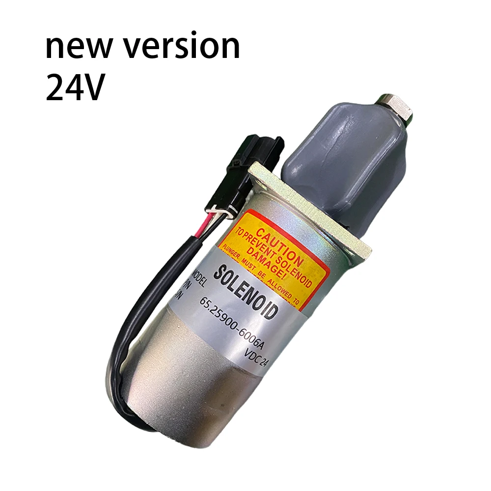 24V 300743-00067 정지 솔레노이드 밸브 68.25900-7015 65.25900-6010A 24V