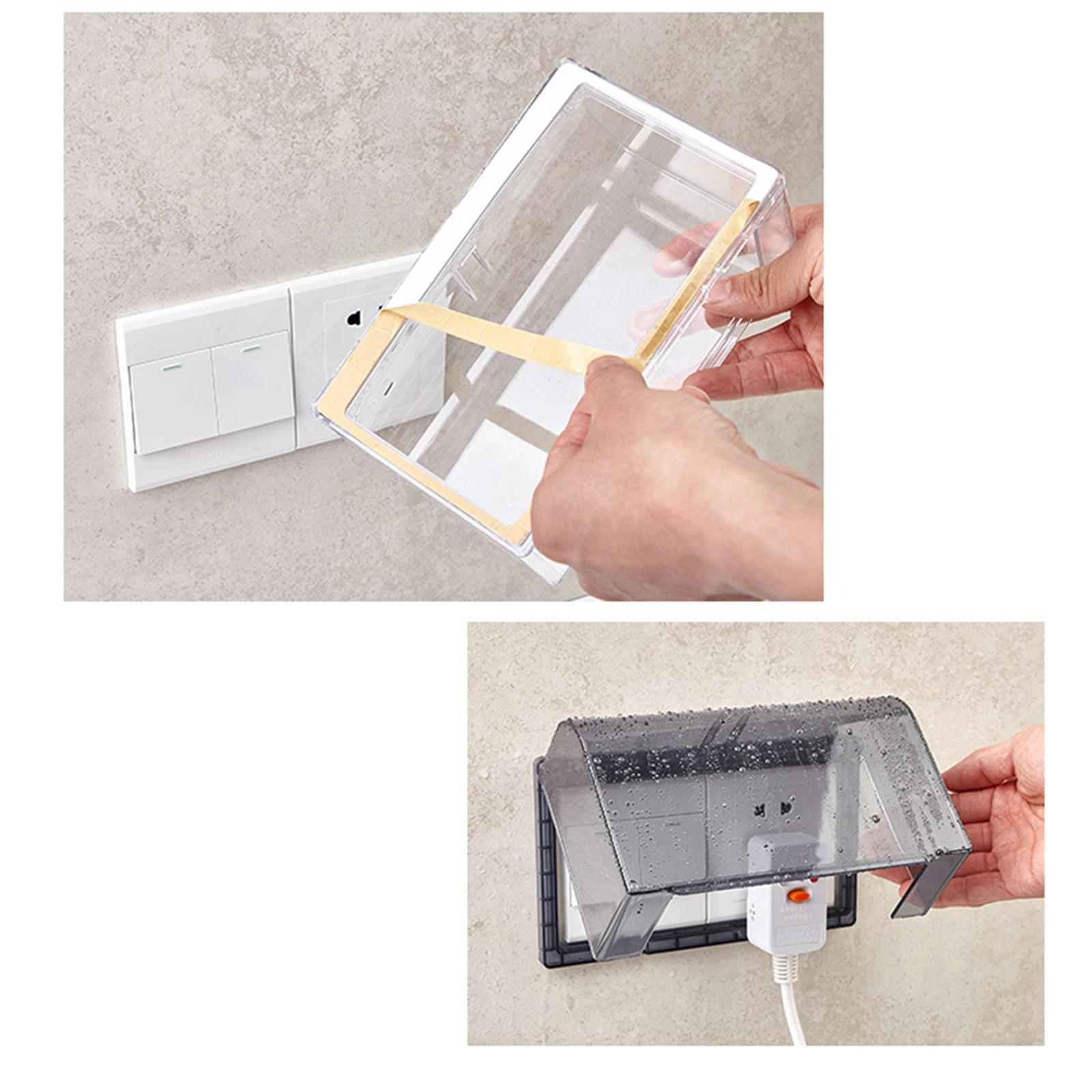 Description Picture 6 of itemOutlet Cover Boxes Wall Switch Cover 118 Type Socket Protection Box Outdoor Socket Protector for Office Living Room