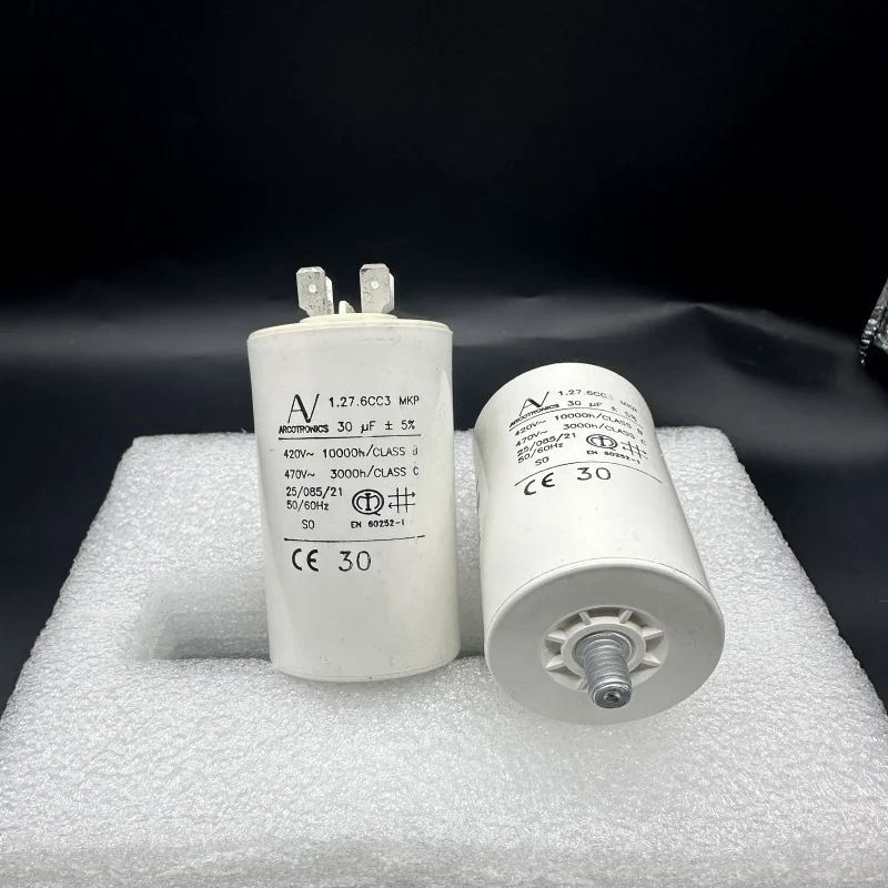 AV Arcotronics 1.27.6CC3 MKP 420V 470v 2UF 2.5UF 3UF 4UF 5UF 8UF 10UF 20UF 25UF 30UF 40UF 60UF Start and run the film capacitor