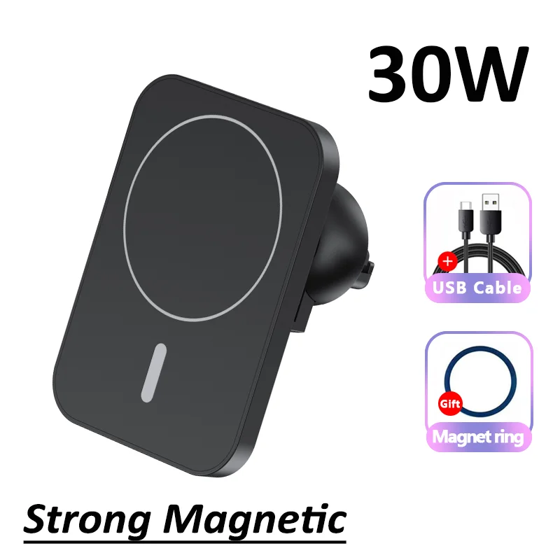 Magnetic Wireless Chargers Car Air Vent Stand Phone Holder Mini  Fast Charging Station For iPhone 12 13 14 15 Pro Max macsafe