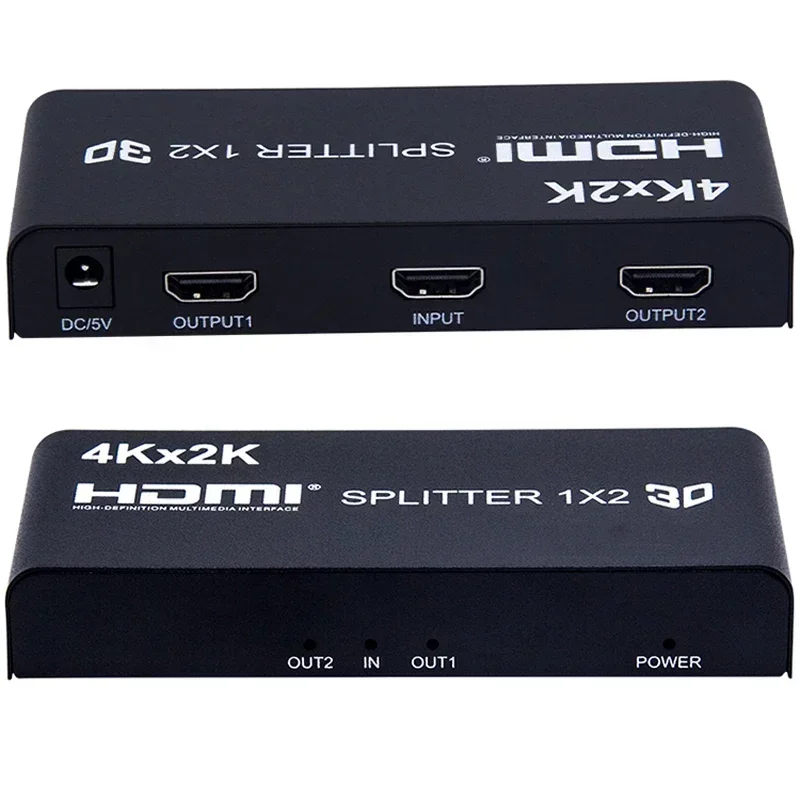 Ultra HD 4K HDMI Splitter with Dual Display Capability