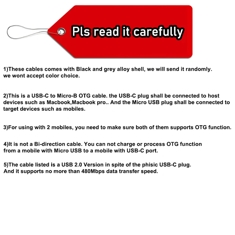 Premium USB-C to Micro USB Power & Data Charging Cable - Multiple Length Options