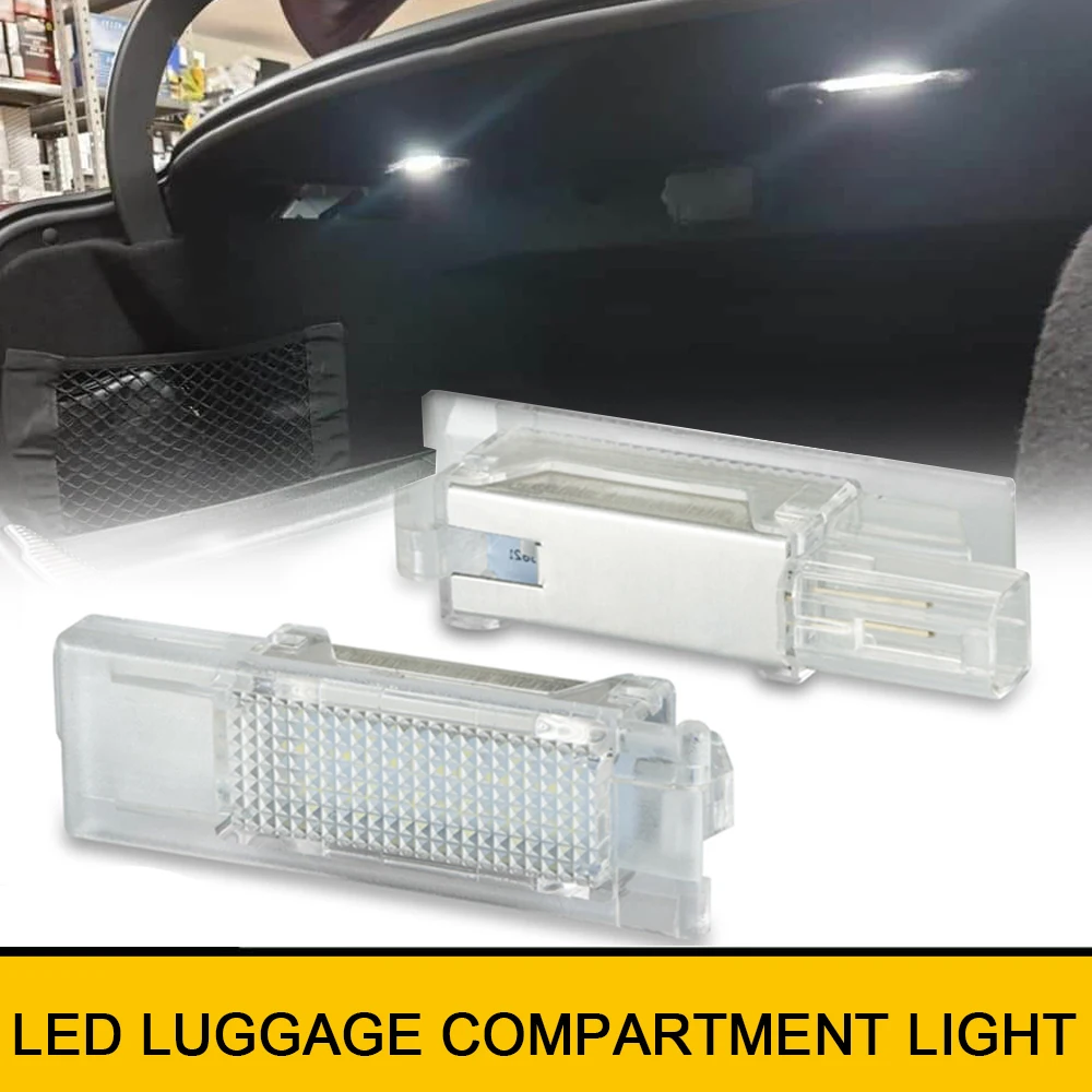 2X Led Interior Trunk Lamp Led Glvoe Box Lights Per Fiat 500L 500X 199 334 Alfa Romeo 147 159 Sportwagon Brera Spider Giulia