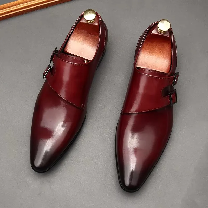 Shoes for men, dress Shoes, Shoes for men with , wedding Shoes, size 46, pointy
