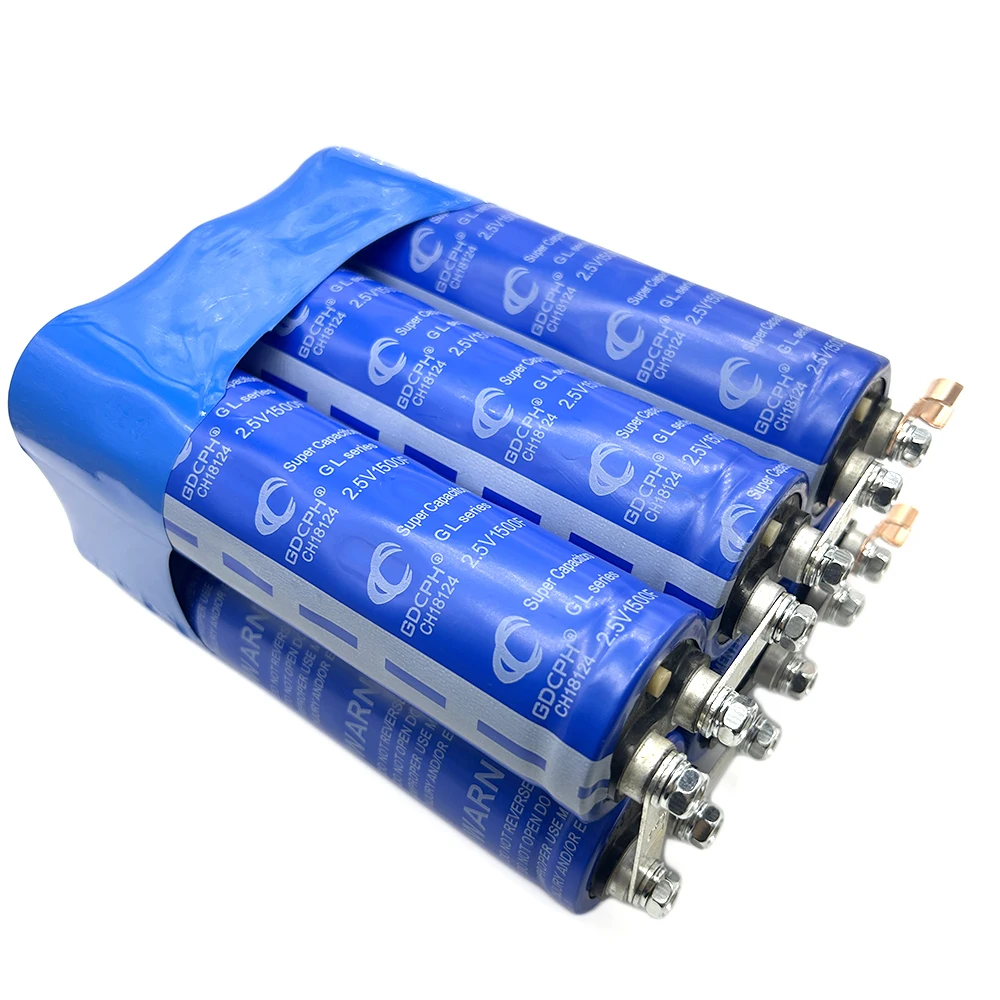 Automotive Rectifier Module GDCPH 15V250F 6Pcs Connection Bank 2.5V1500F Automotive Rectifier Module Large Capacity Improve Power Energy Backup Power Supply