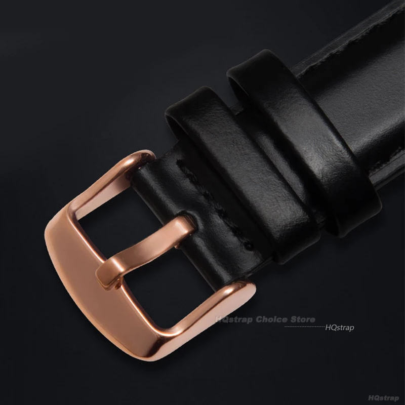 Premium Genuine Leather Watch Strap - Unisex, Multiple Sizes Available