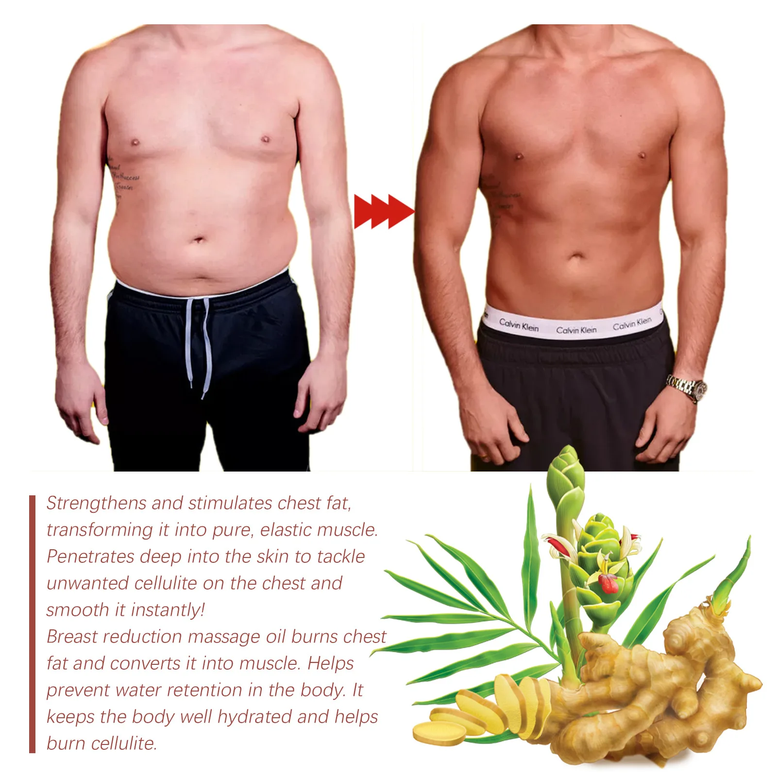 South Moon Man breast firm patch shrink chest gynecomastia cellulite melting fat burning strengthen muscles body shaping fitness body repairing patches
