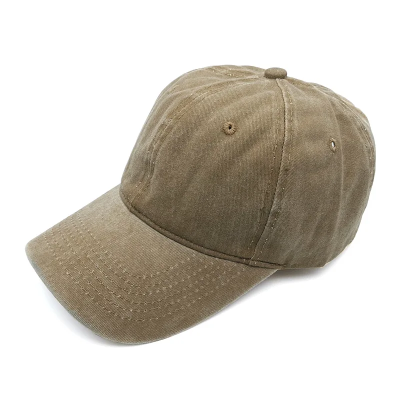 Vintage Washed Cotton Baseball Cap For Men Women's Kpop