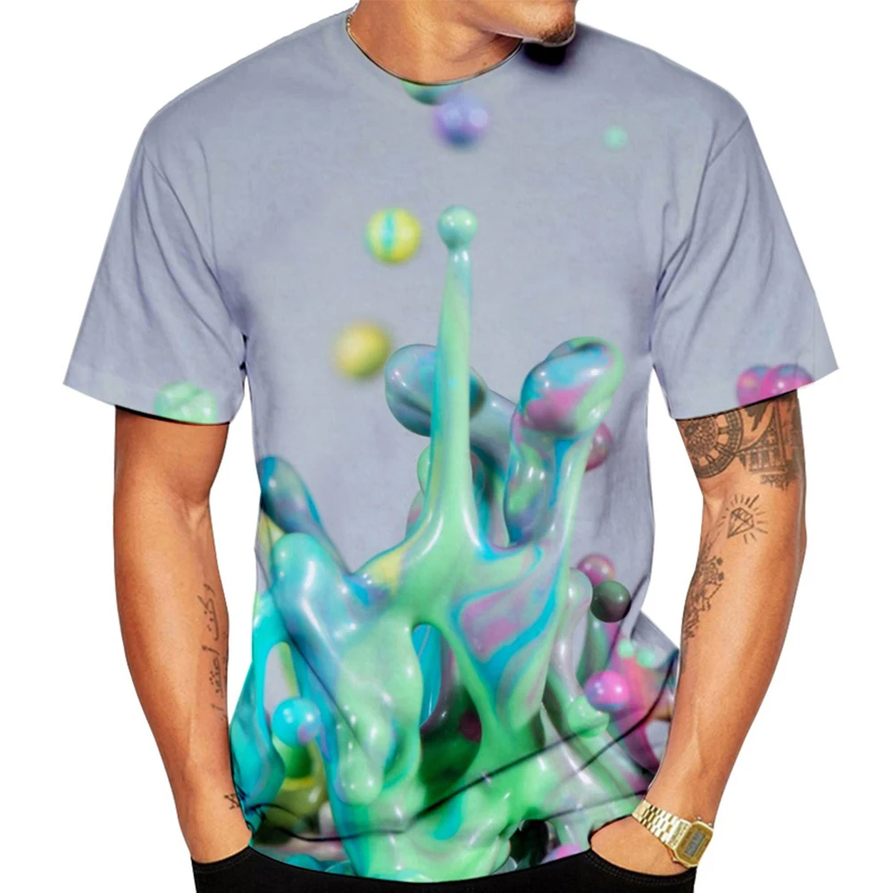 Rainbow Tie Dye Oversized T Shirt for Men and Women