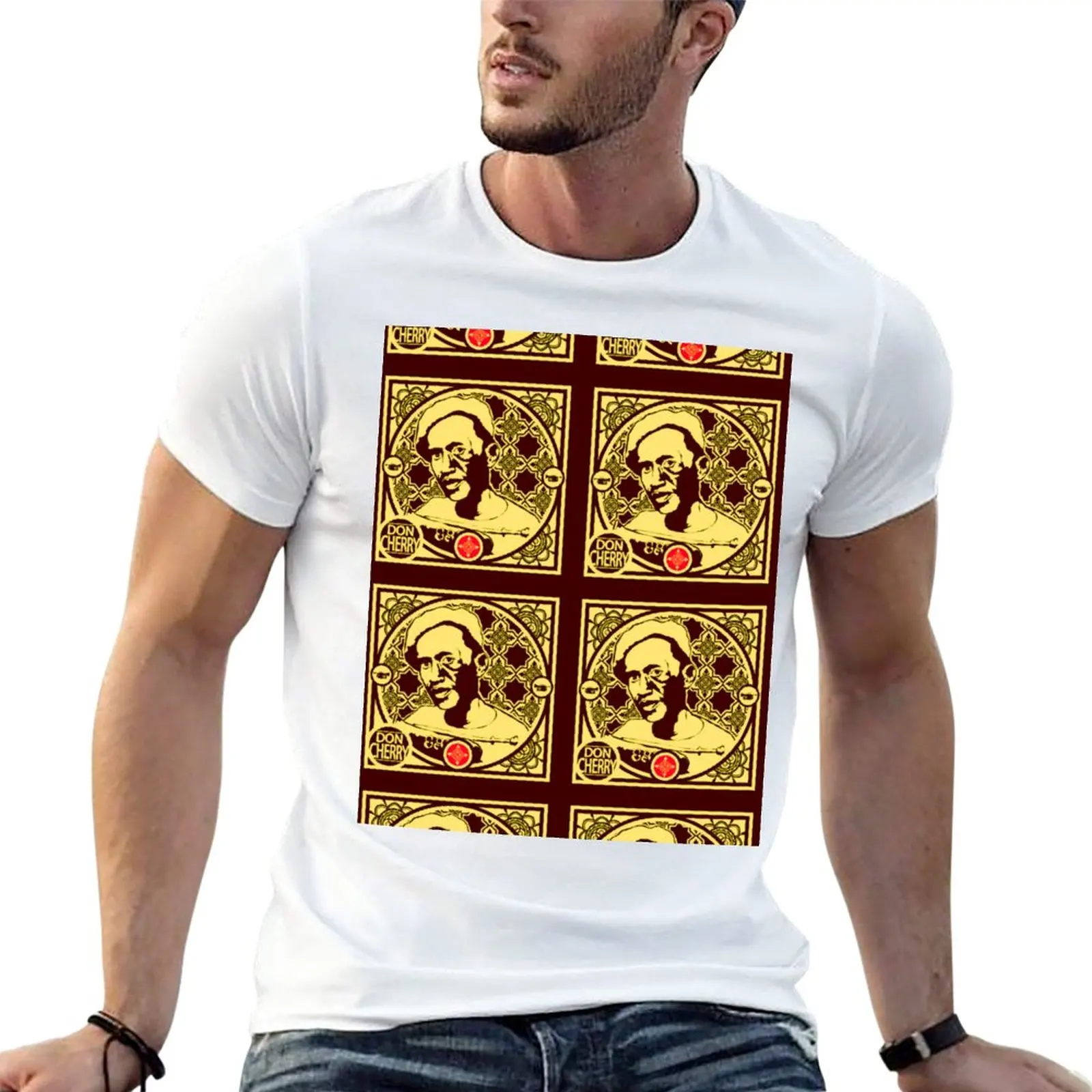 Don Cherry T-Shirt Cute Top Camicetta Kawaii Abbigliamento Uomo Abbigliamento
