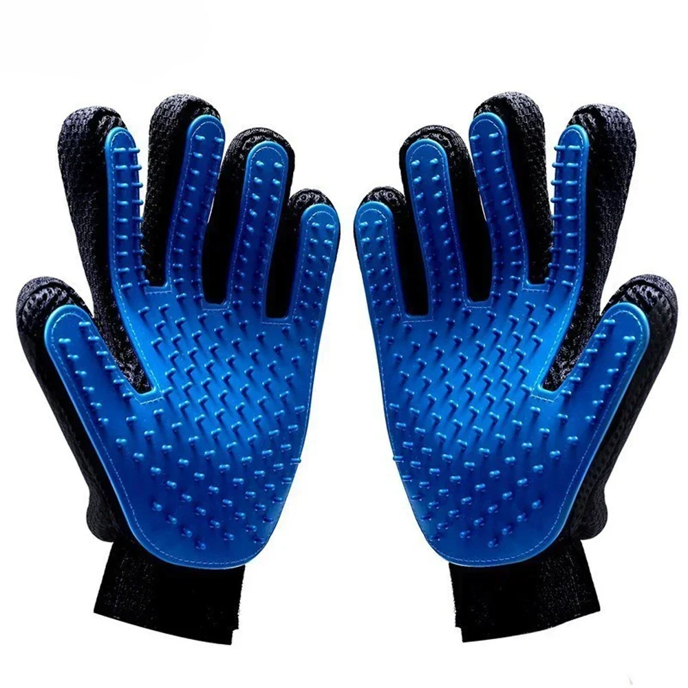 Pet Grooming Glove Dog Brush Pet Deshedding Brush Dog Glove For Animal Hair Gloves For Grooming Supplies