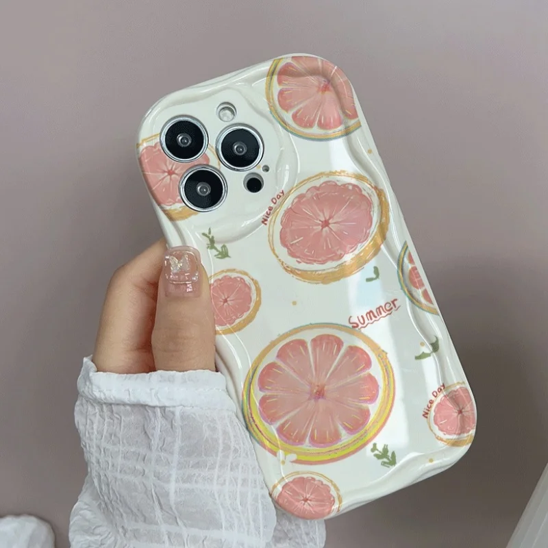 Summer Fresh Fruit Lemon Print TP Phone Case Cover