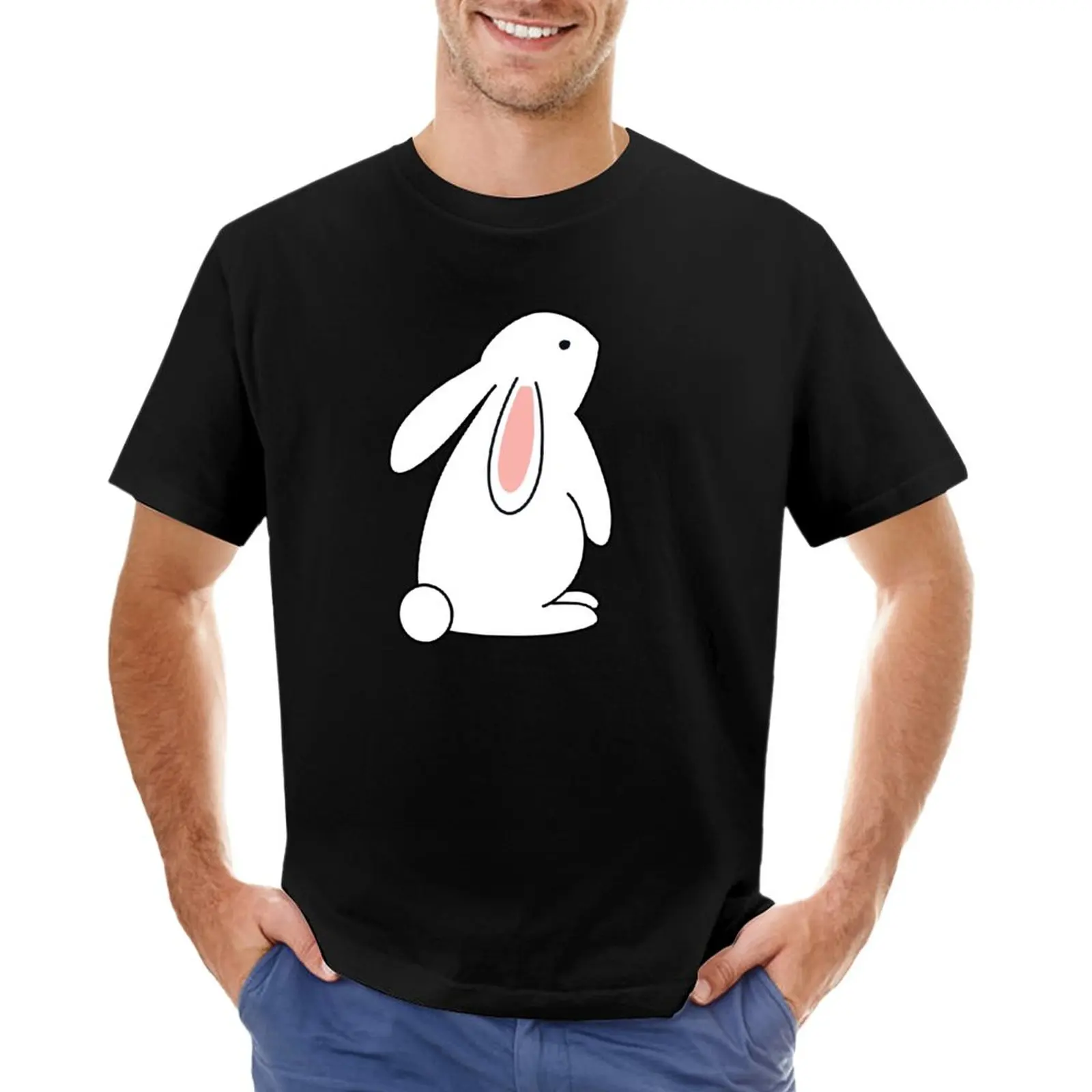 

Happy Easter Bunny Rabbit Face Funny Easter Day Women Girls T-Shirt T-shirt short mens cotton t shirts