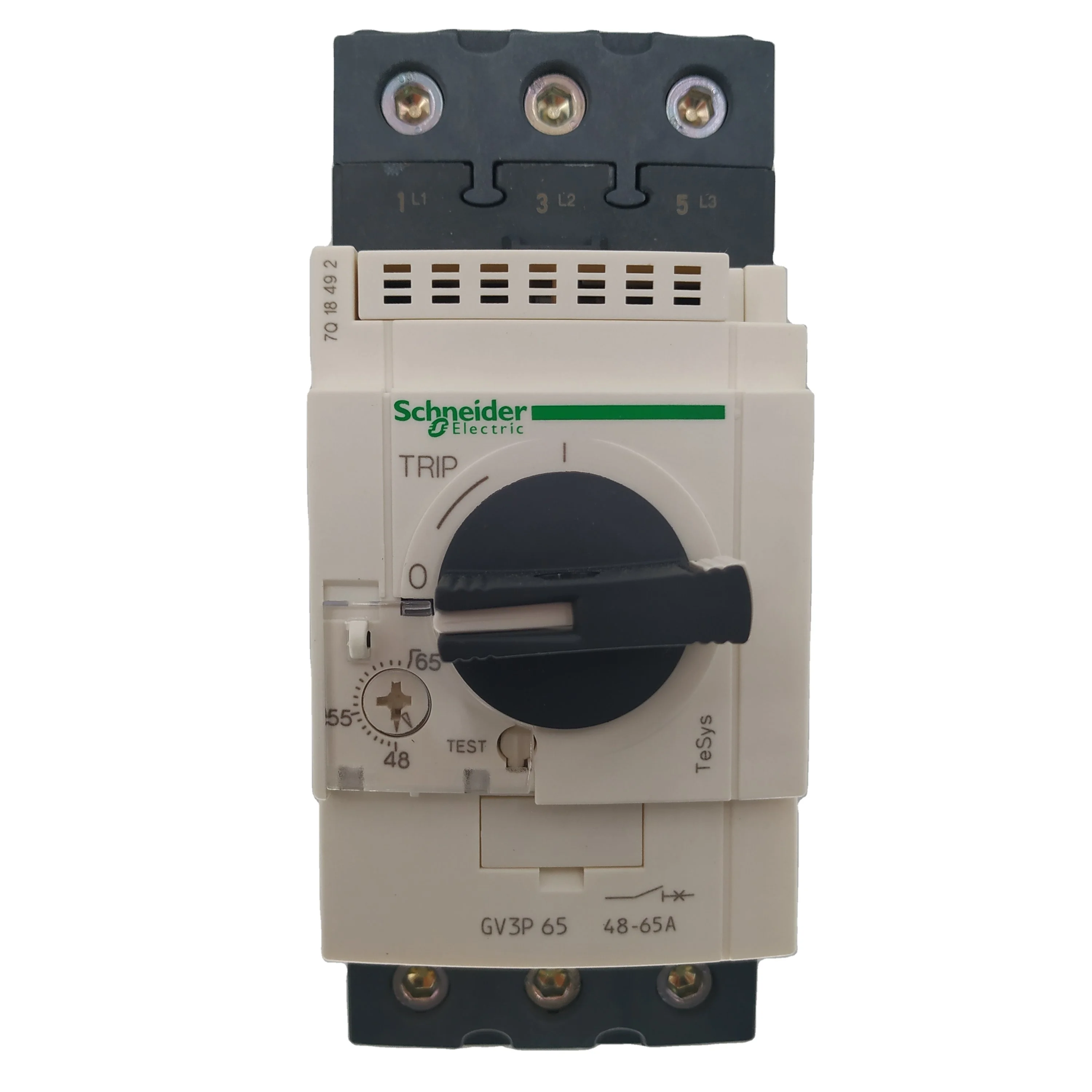 

TeSys D TeSys GV2 GV3 MOTOR CIRCUIT BREAKER MPCB GV3P65