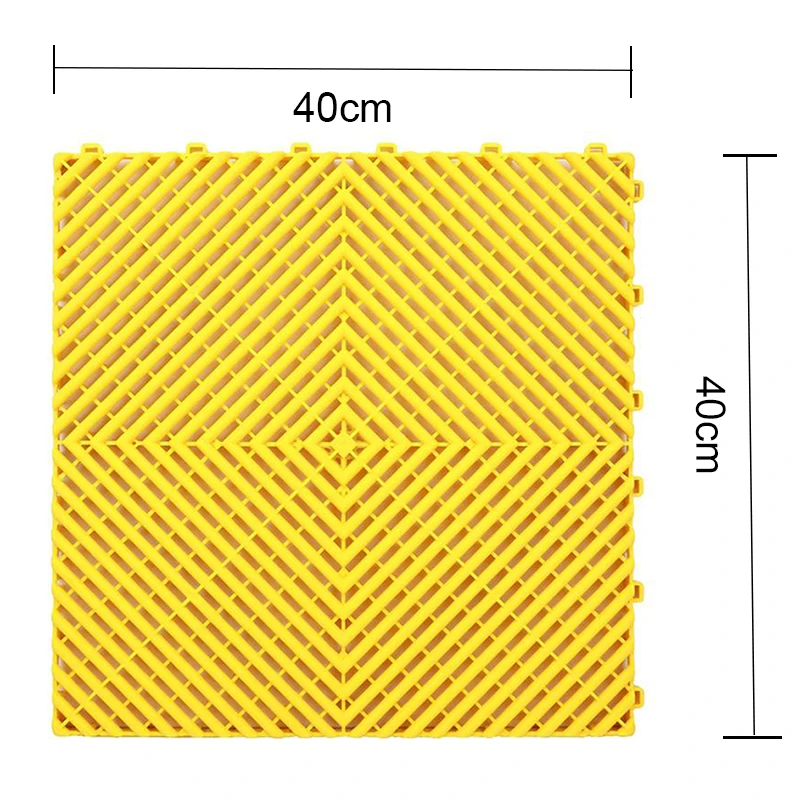 Modular Interlocking Garage Floor Tiles, Plastic Garage Flooring, Workshop, Warehouse, Car Wash Room, 100% New, Wholesale 4