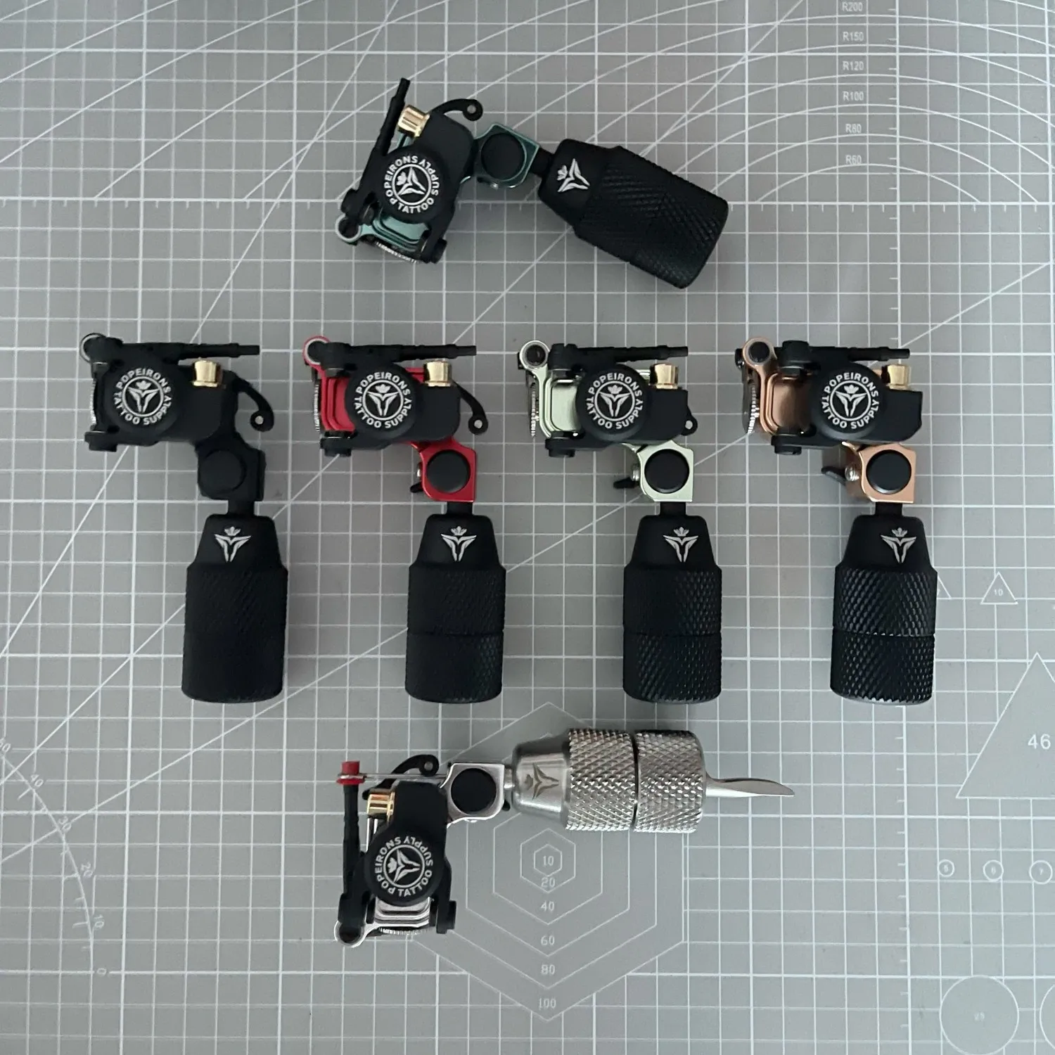POPEIRONS V65 Rotary Tattoo Machine Adjustable Stroke2.5-5.0mm