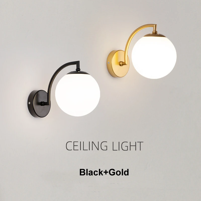 Bedside Wall Lamp Nordic Minimalist Modern Living Room Background Wall ...