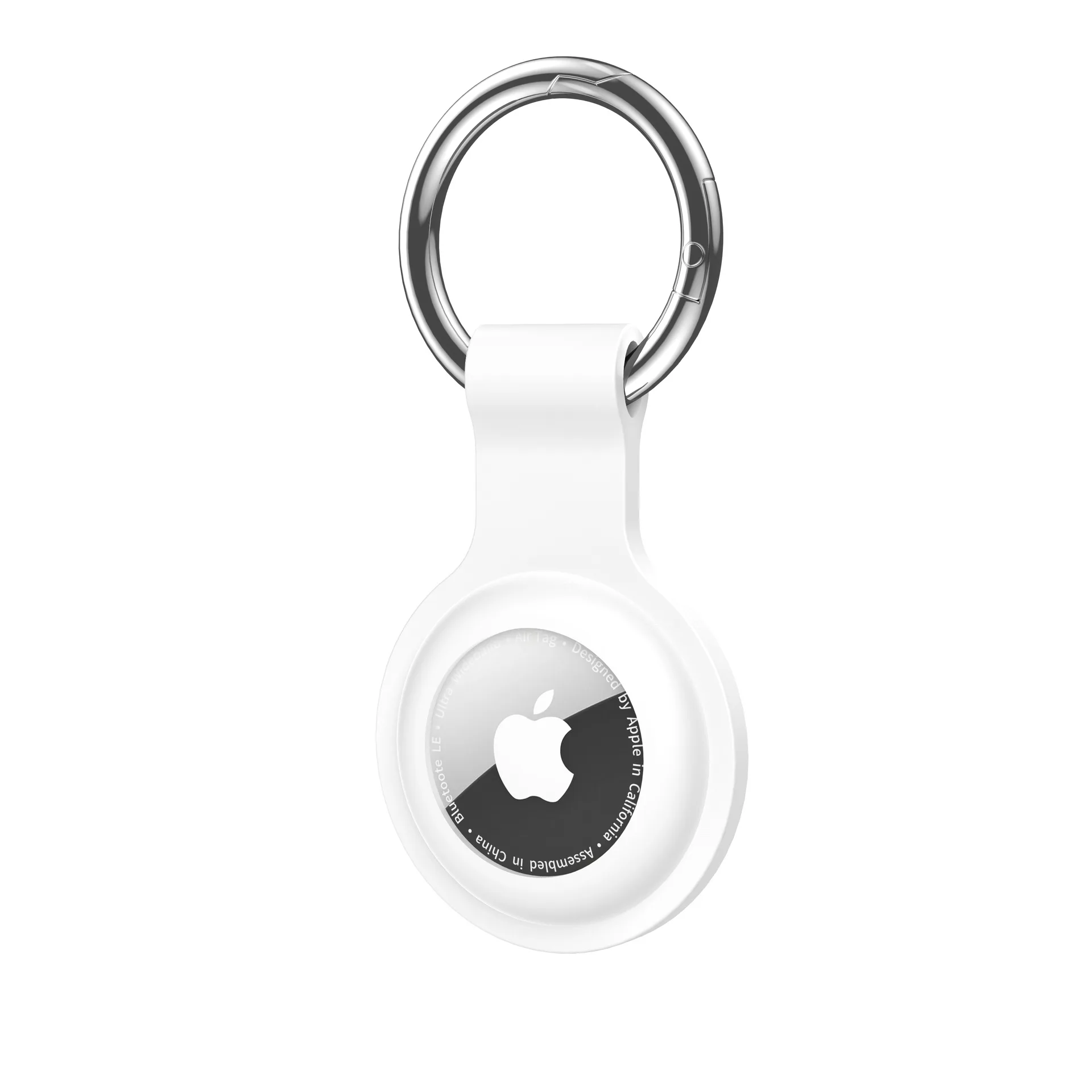 Anti-lost Keychain Holder Silicone Case for Airtag Air Tag Dog Cat Pet Collar Keys Tracker Protective Full Cover Waterproof 5