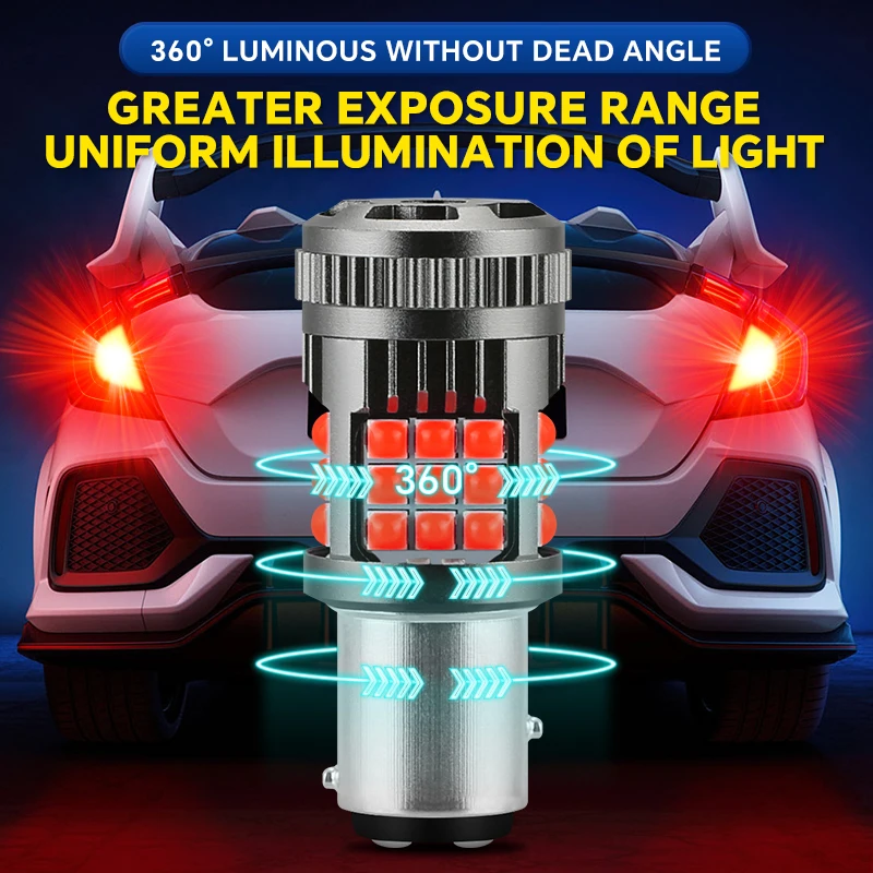Yirui ڵ ׼ LED ĵ 3030  õ, Ʈκ  1156 1157 7440 7443,   극ũ  , 36SMD, 2 