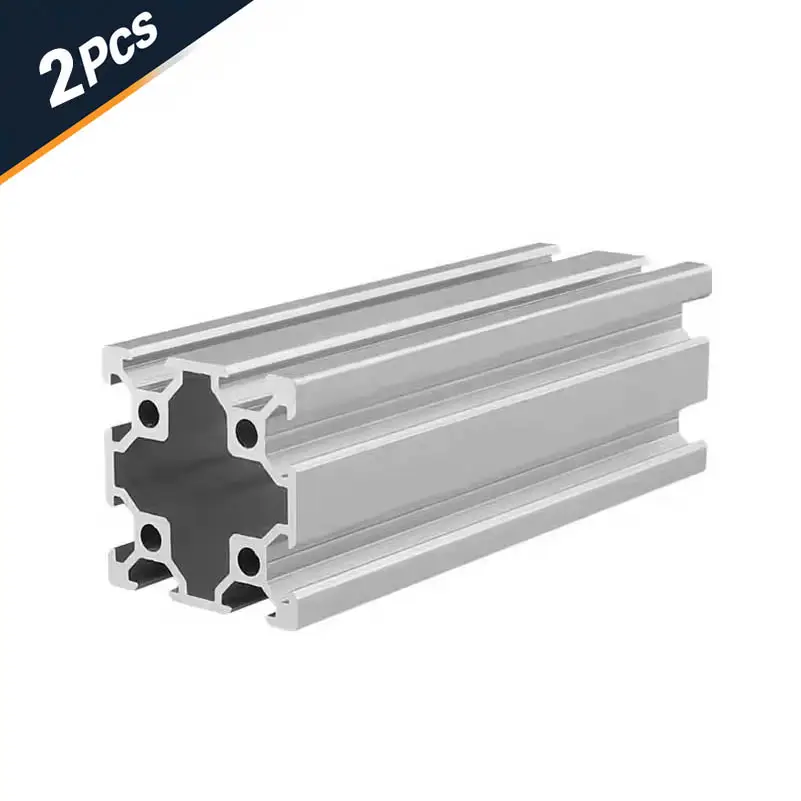 2Pcs 2020 2040 2060 2080 Aluminum Profile 100 200 300 350 400 450 500 550 Linear Rail Extrusion EU Standard CNC 3D Printer Part image 10
