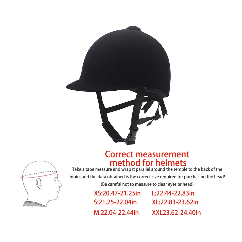 Horse Riding Helmet Breathable Durable Safety Unisex Classic Rider Outdoor Adjustable Headpiece Anti Impact Guard for Equestrian 6
