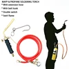 High Temperature Welding Gun Propane Cylinder Welding Maintenance Torch Flamethrower Gas Welding Torch WIth 1.6M Hose And Hook 5